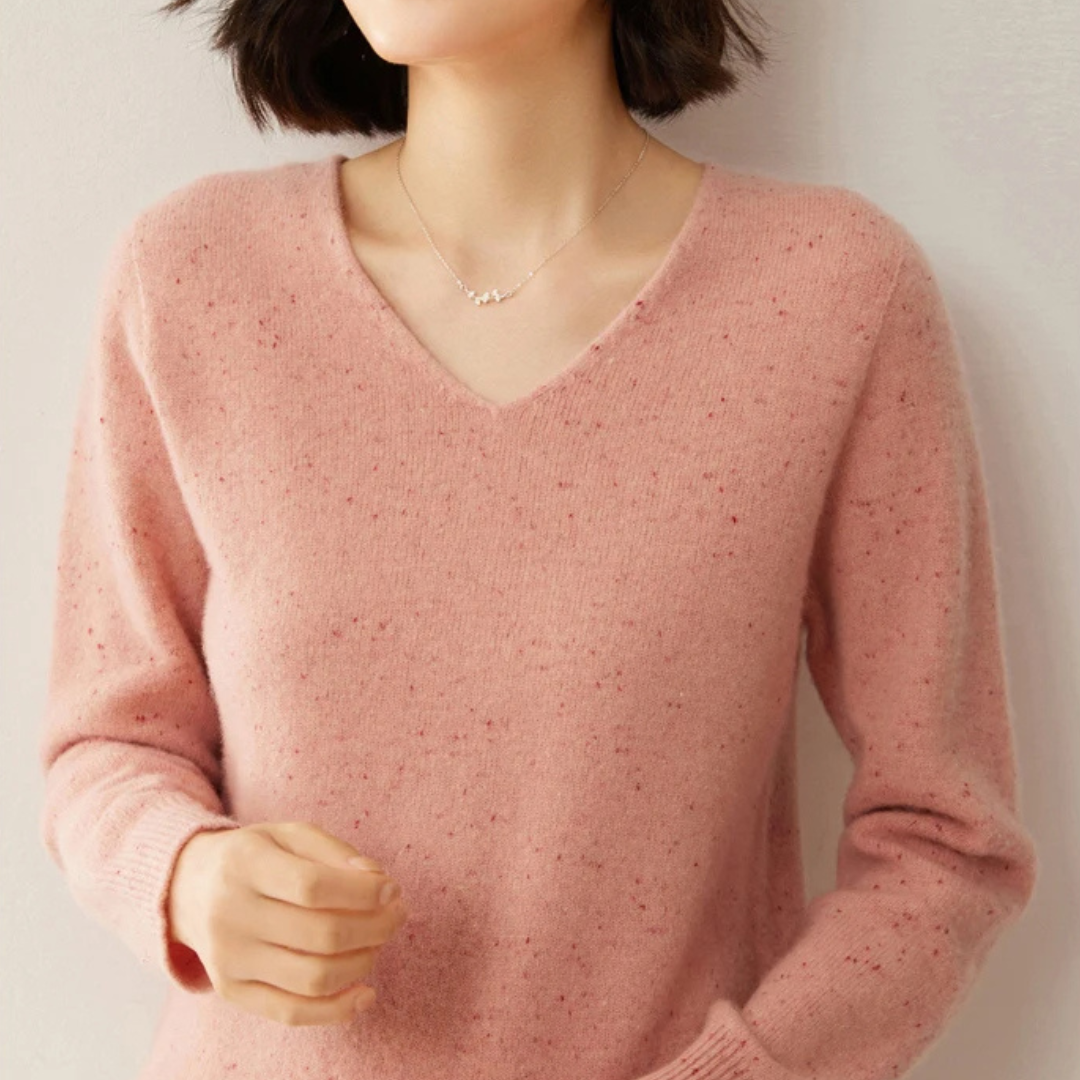 Elegant Knitted Wool Sweater