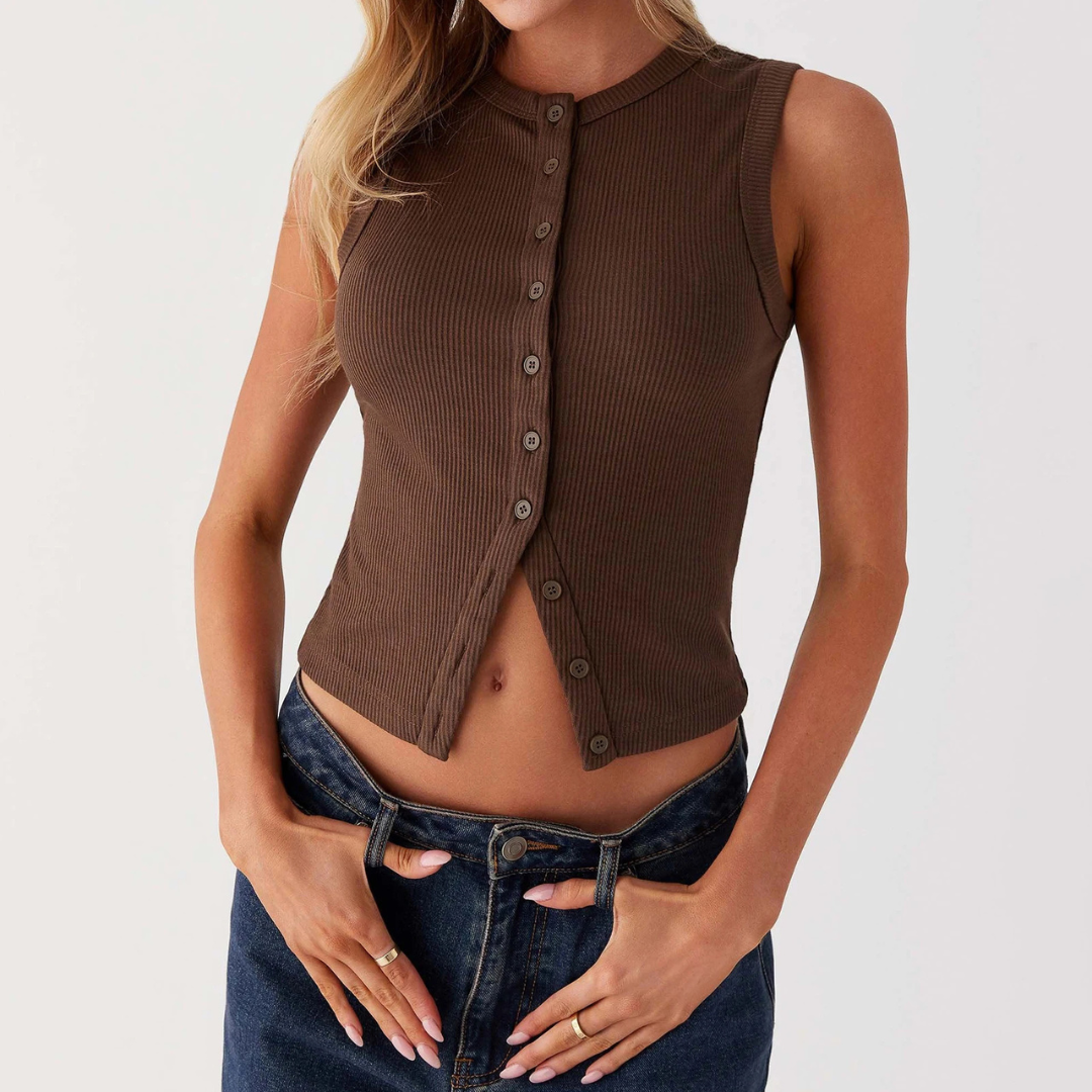 Bold Ribbed Top