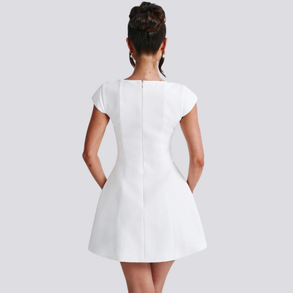 Scarlet Elegance Dress