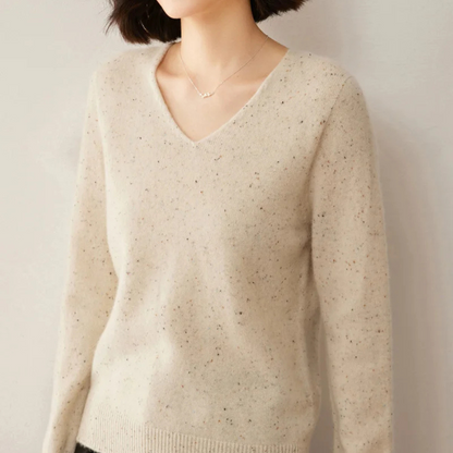 Elegant Knitted Wool Sweater