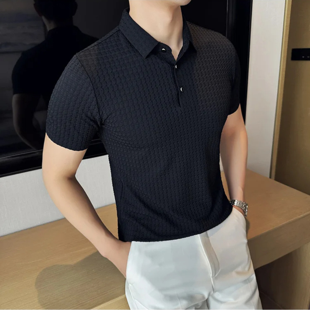 Men's Refined Texture Polo