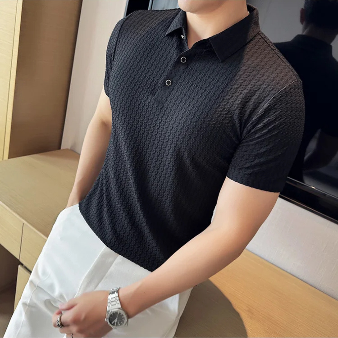 Men's Refined Texture Polo