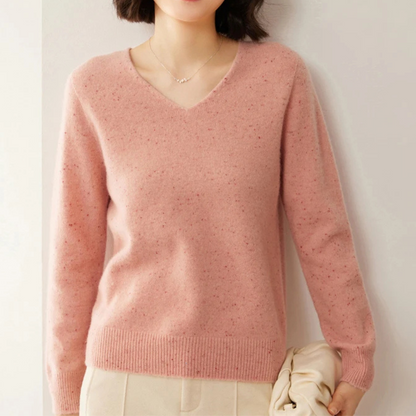 Elegant Knitted Wool Sweater