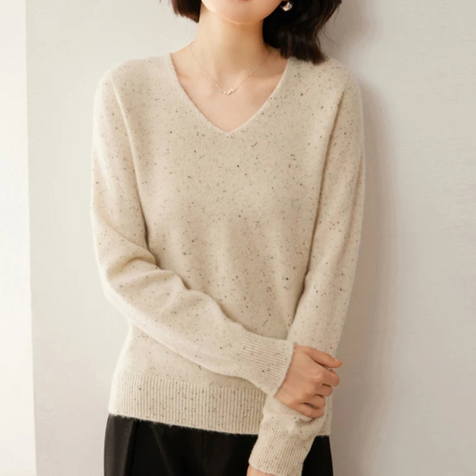 Elegant Knitted Wool Sweater