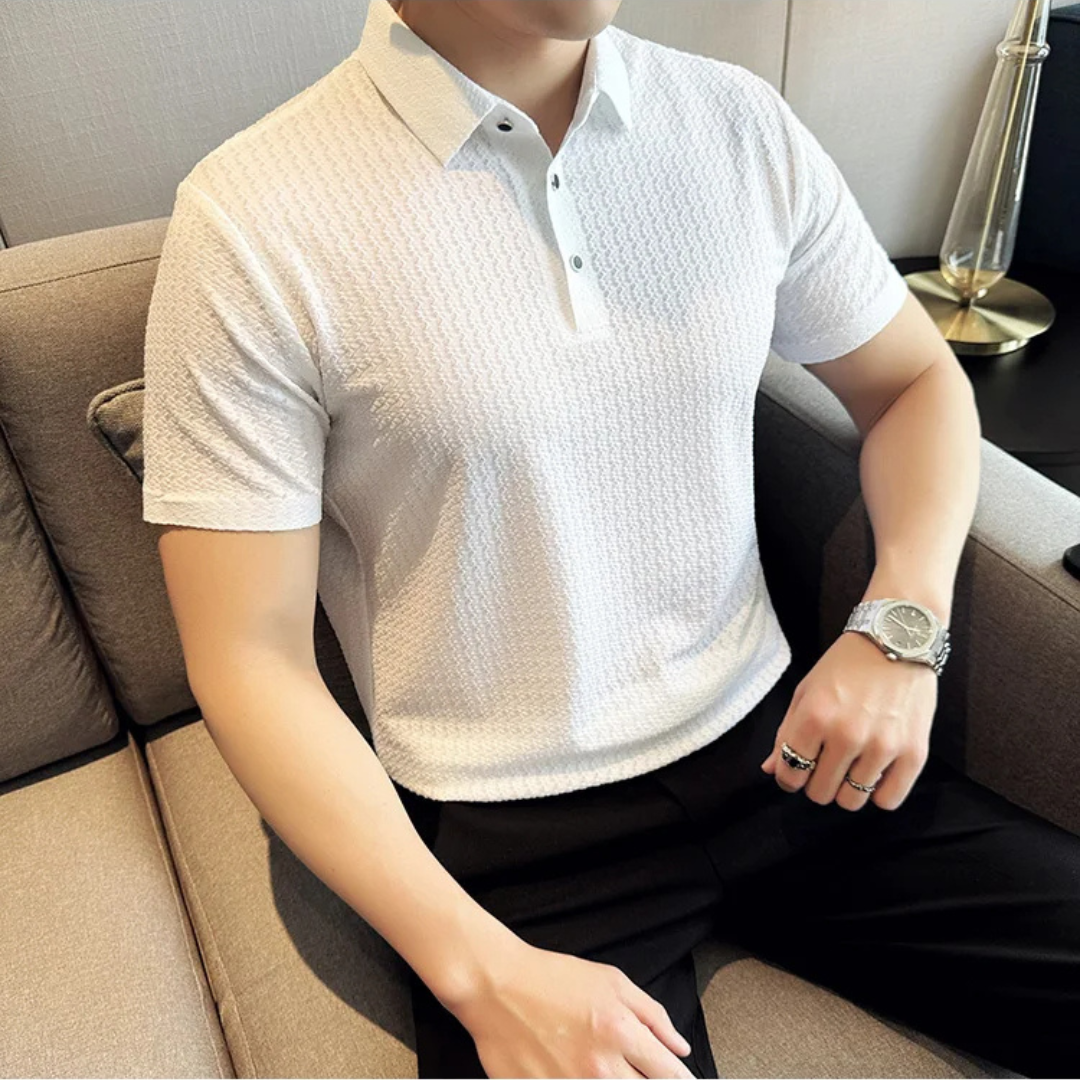 Men's Refined Texture Polo