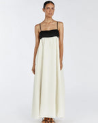 Carolme Amelia Loose Dress Beige / S Woman summer Dress
