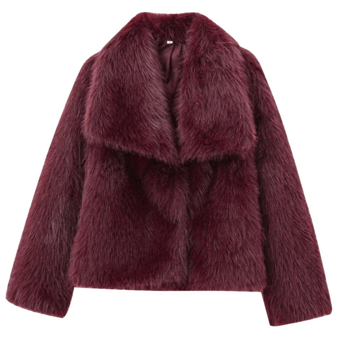 Carolme Burgundy Bliss Coat