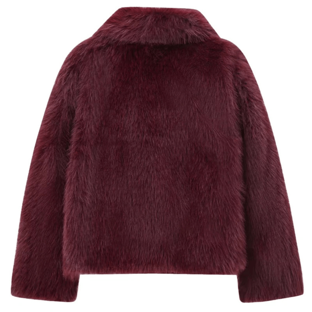 Carolme Burgundy Bliss Coat