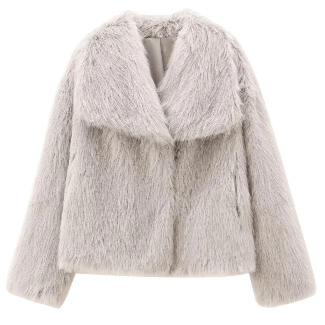 Carolme Burgundy Bliss Coat Gray / XS