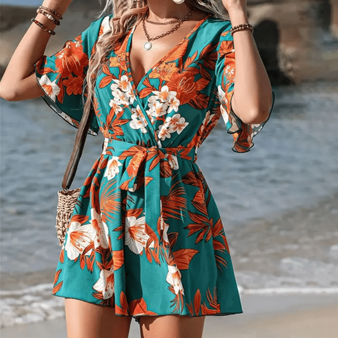 Carolme Carmen Jumpsuit Green / S