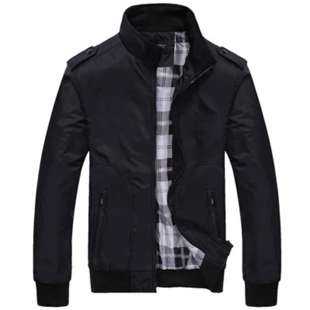 Carolme Casual Bomber Jacket Black / S