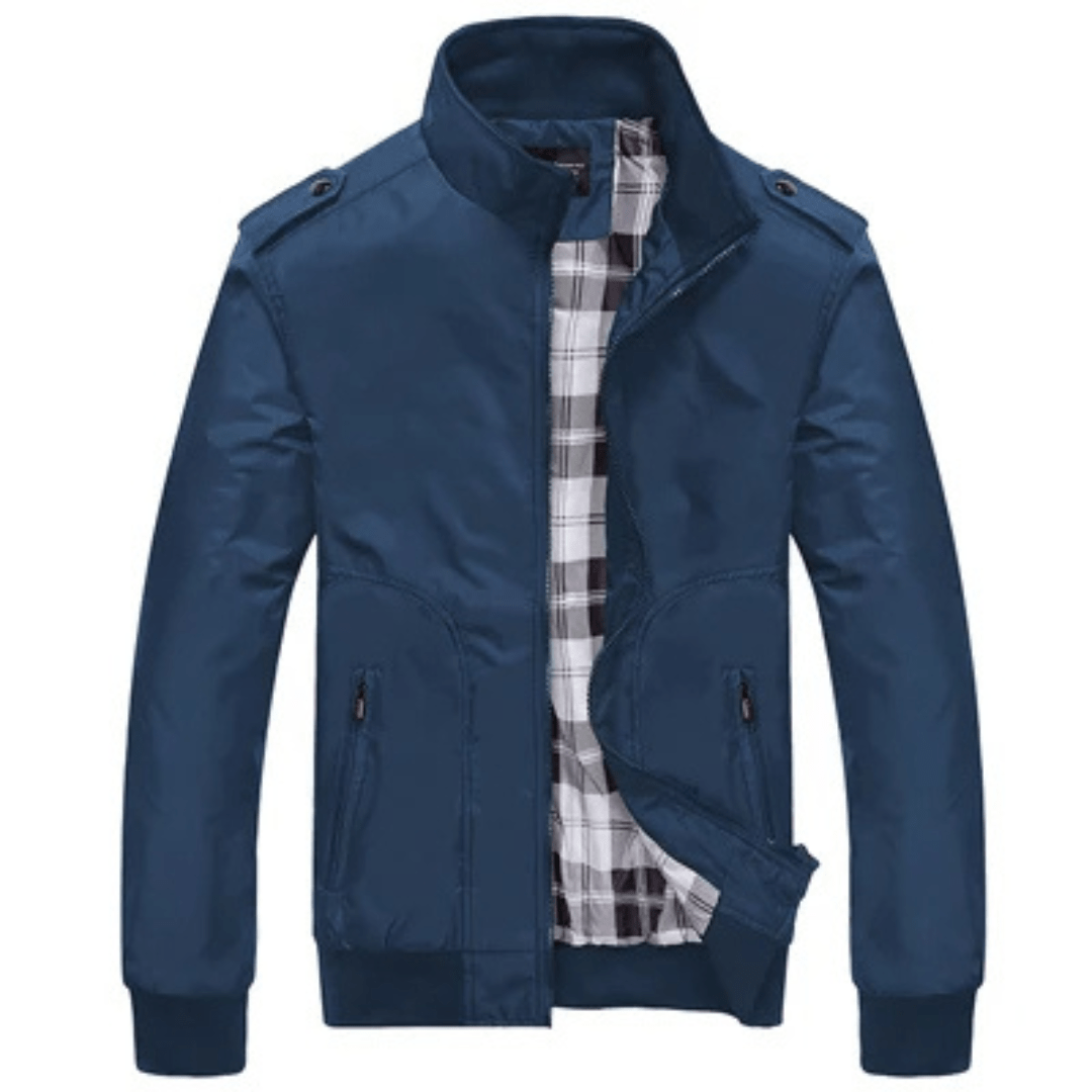 Carolme Casual Bomber Jacket Blue / S