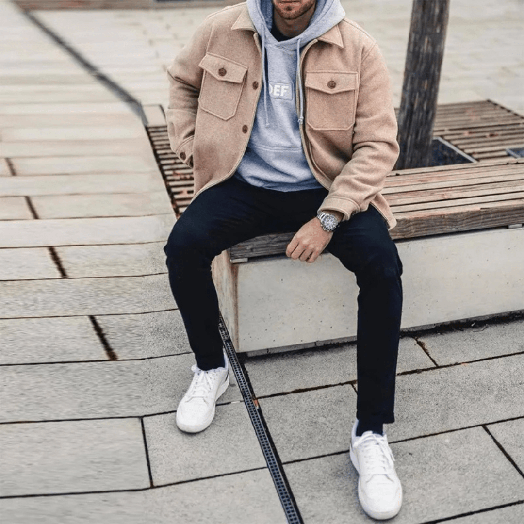 Carolme Casual Wool Cardigan