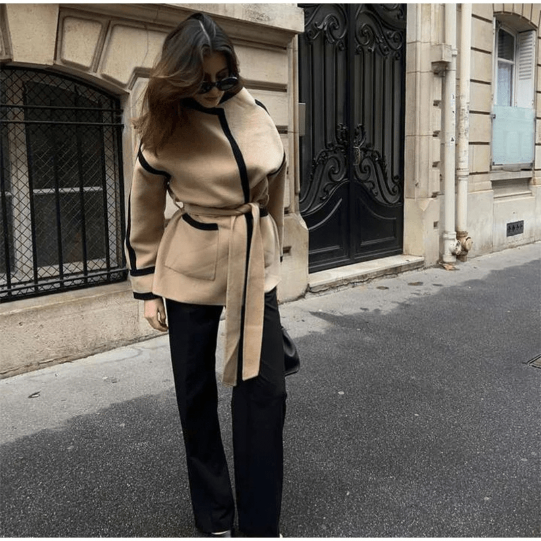Carolme Classic Line Wool Coat
