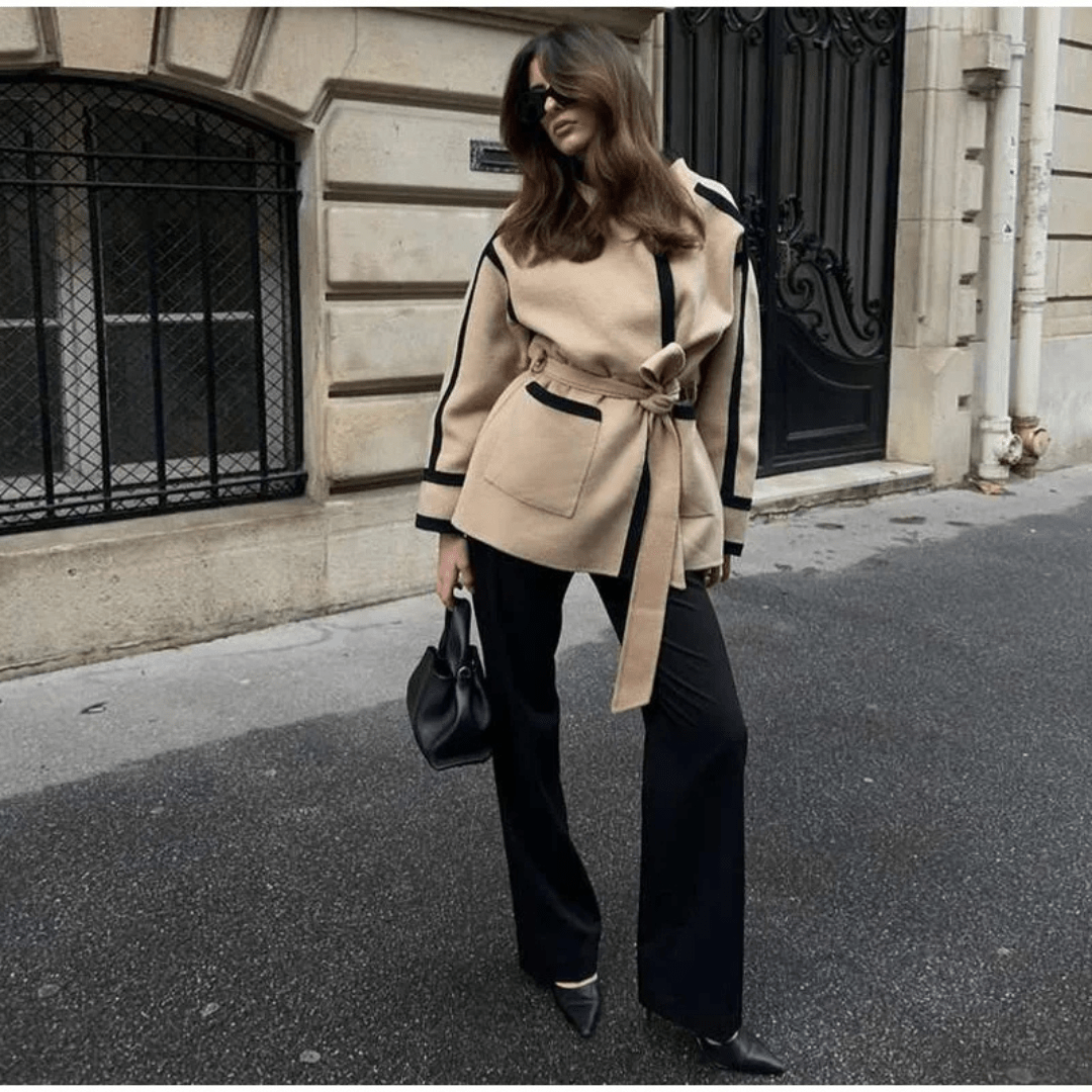Carolme Classic Line Wool Coat