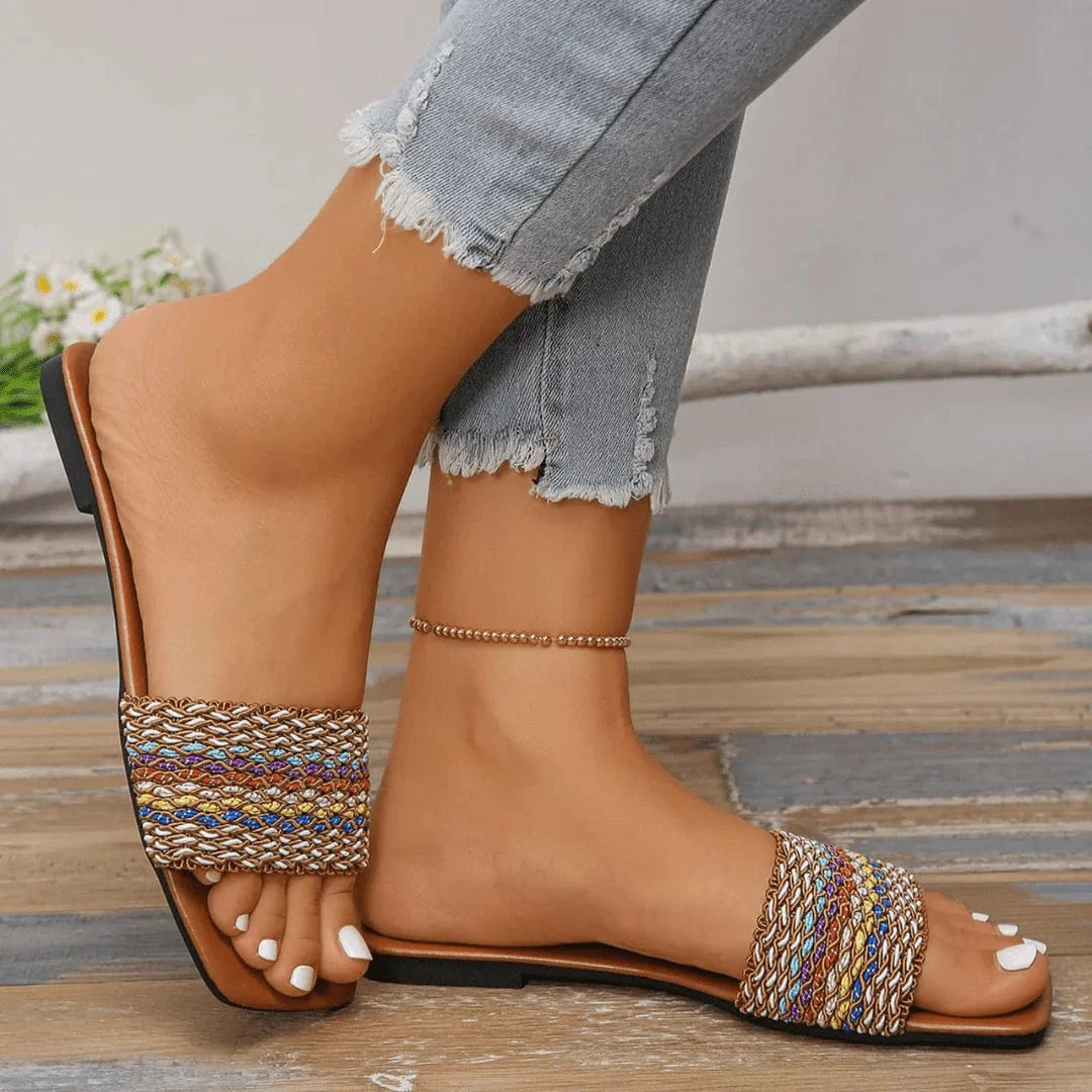 Carolme Coral Slippers woman summer collection