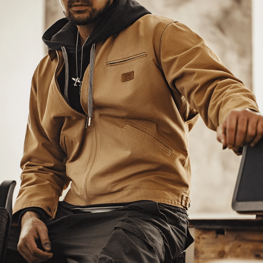 Carolme Detroit Classic Canvas Jacket