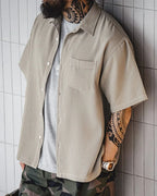 Carolme Felix Shirt Khaki / S man shirts