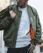 Carolme Grayson Bomber Jacket Army Green / S Man Jackets