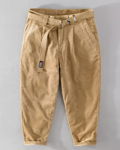 Carolme Kingston Corduroy Trousers Khaki / 46 man pants trousers