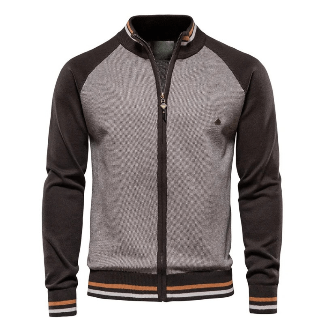 Carolme Men's Knitted Jacket Brown / S