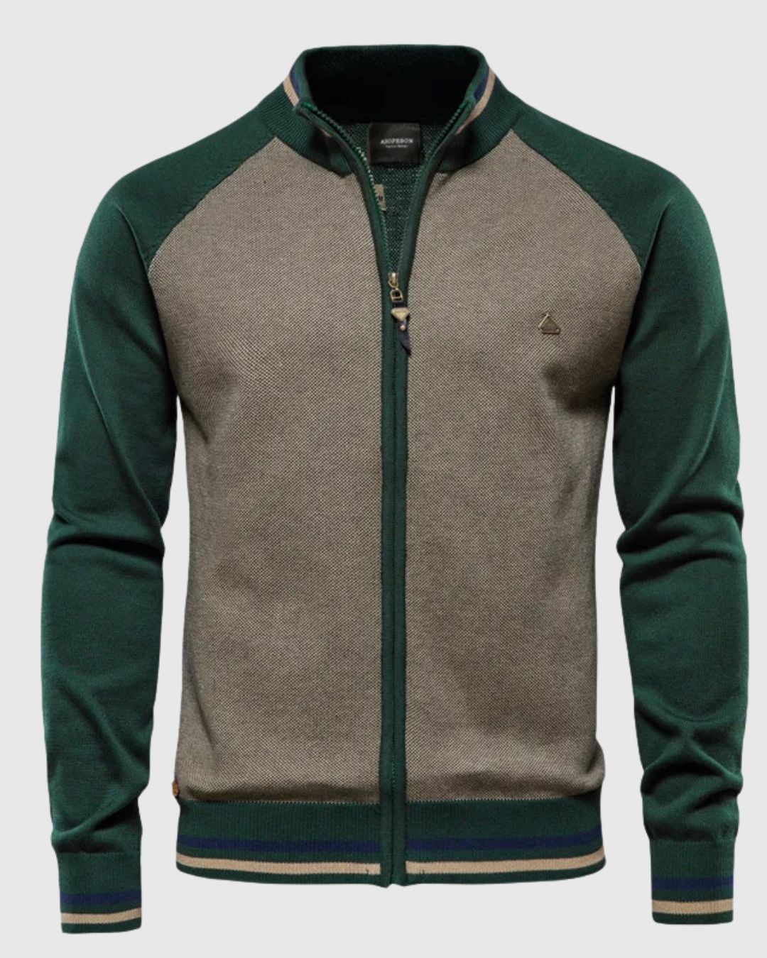 Carolme Men's Knitted Jacket Green / S Man Jackets