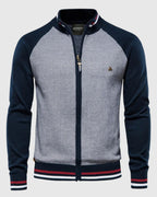 Carolme Men's Knitted Jacket Navy Blue / S Man Jackets