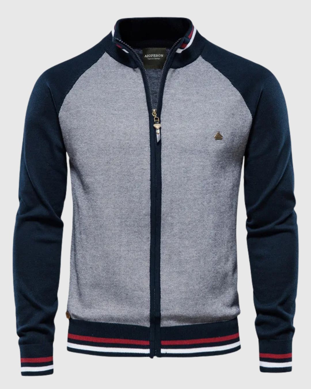 Carolme Men's Knitted Jacket Navy Blue / S Man Jackets