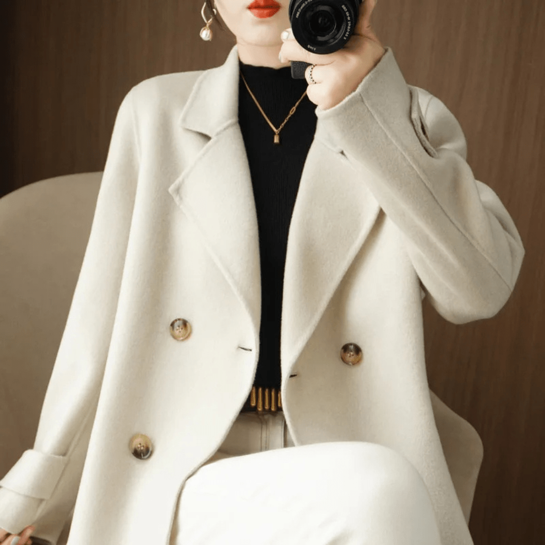 Carolme Plush Elegance Blazer Apricot / S