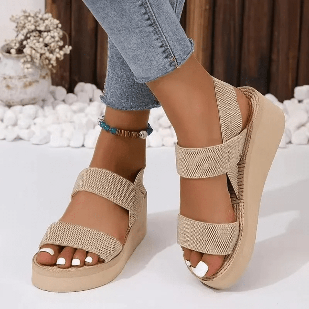 Carolme Rio Sandals Beige / 36