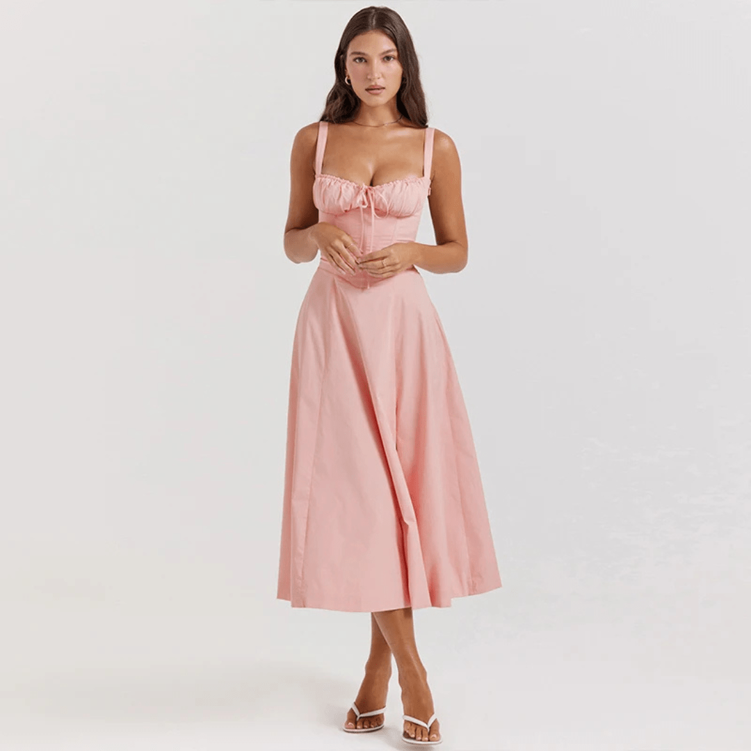 Carolme Summer Bliss Dress Pink / XS