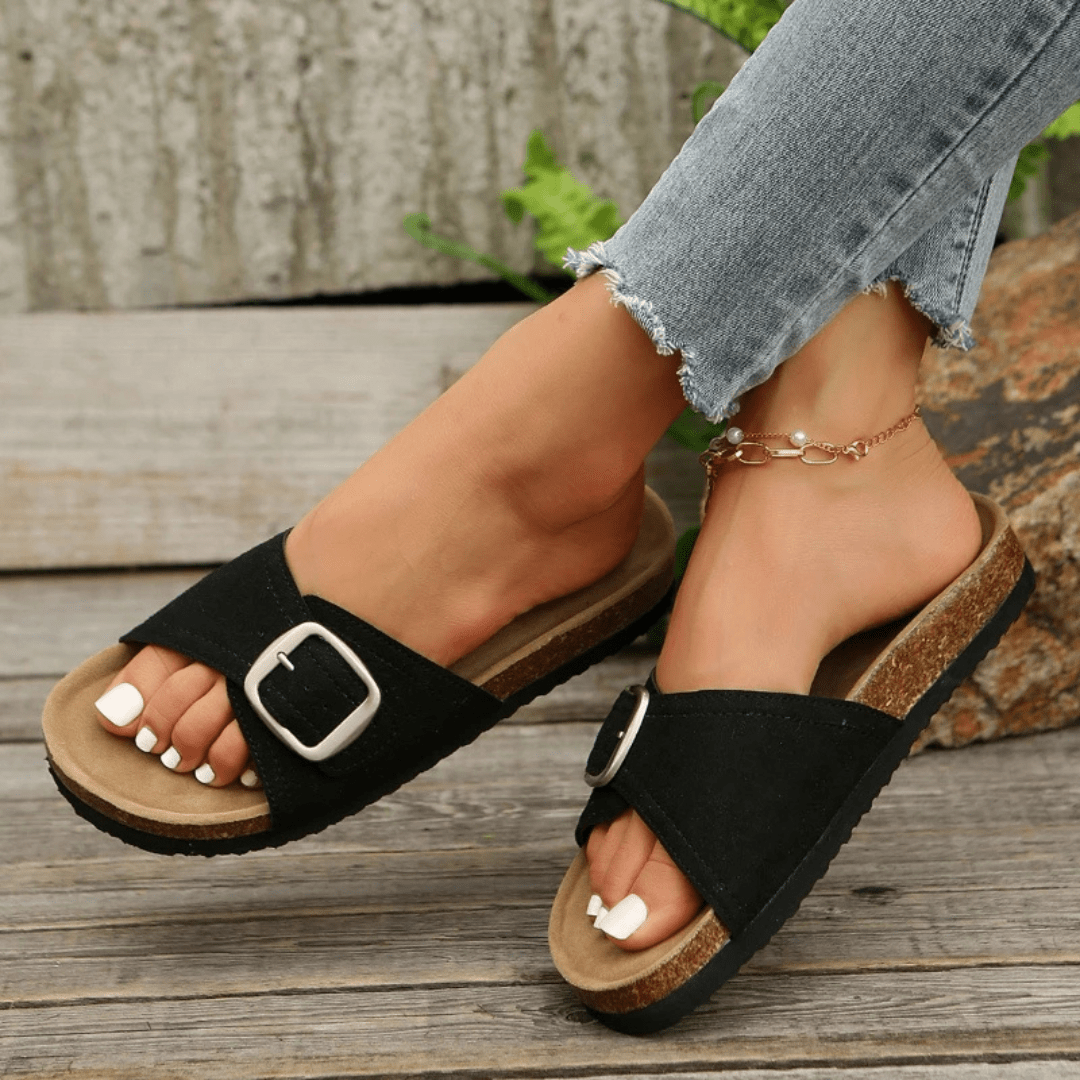 Carolme Summer Comfort Sandals Black / 35