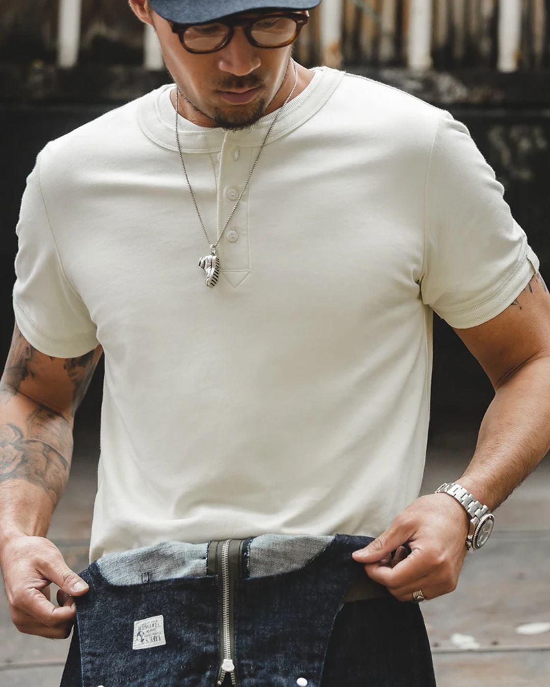 Carolme The Hudson Shirt White / S man shirts