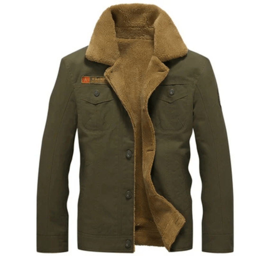 Carolme Vanguard Aviator Jacket Army Green / S
