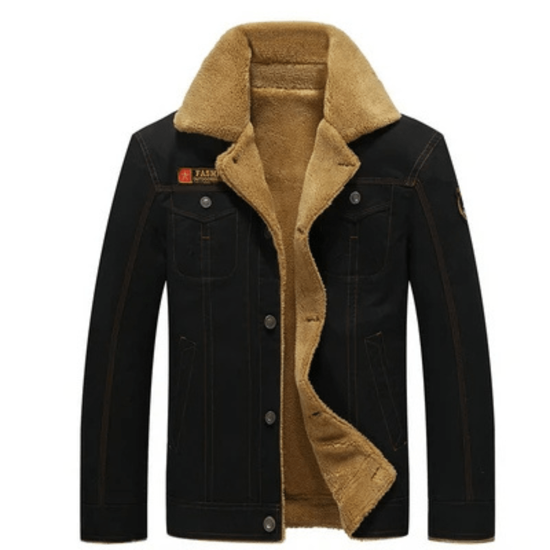 Carolme Vanguard Aviator Jacket Blue / S