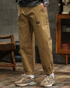 Carolme Vintage Cargo Pants Khaki / 44 man pants trousers
